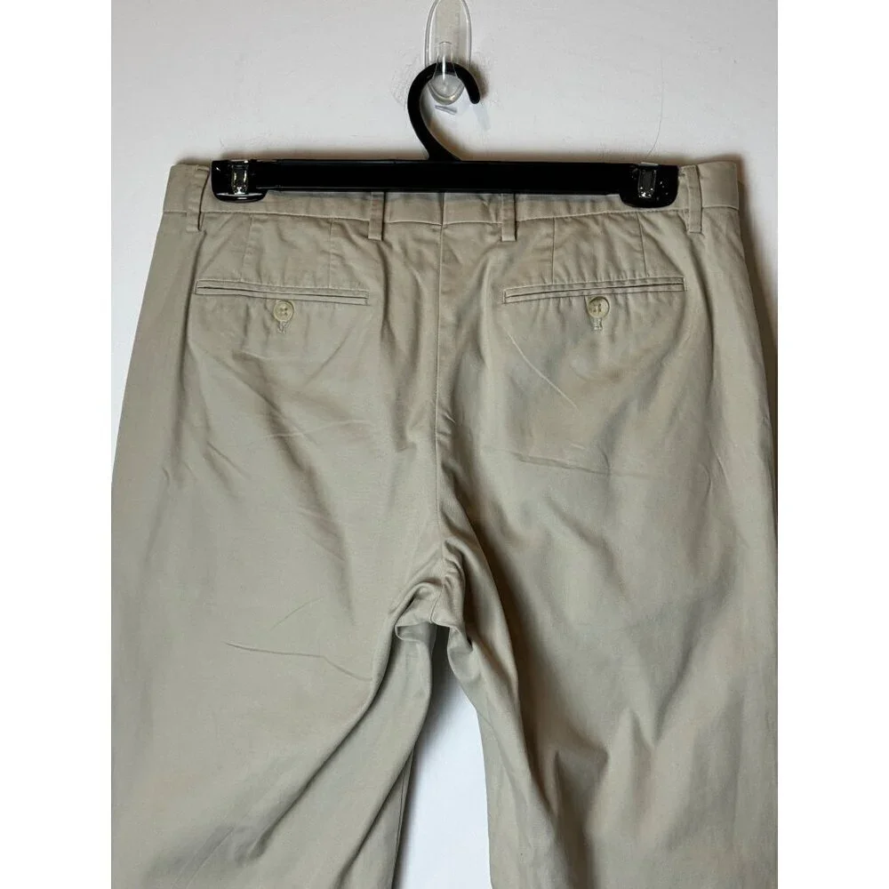 Banana Republic Pants Men 33 X 30 Natural Stone Aiden Classic Fit Straight Chino